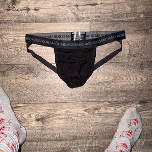 Michael Kors Black Men's Jockstrap